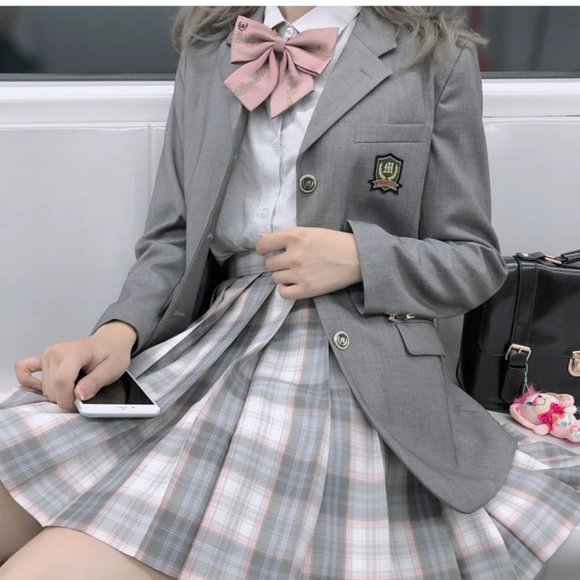 Jackets & Coats Jk Uniform Blazer Japanese School College Style Long